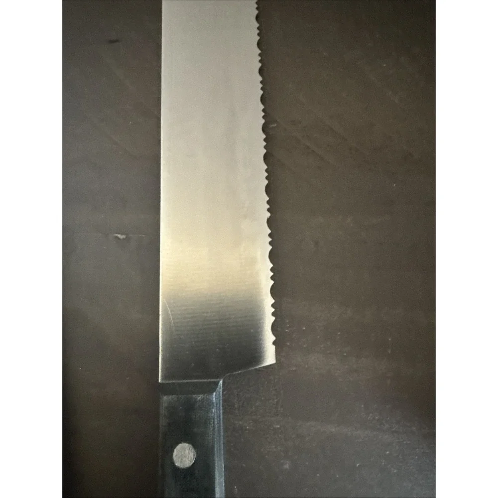 Double Edge Serrated Edge Kitchen Knife Bread Japan